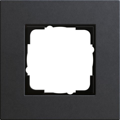Gira Esprit cover frame anthracite linoleum-plywood anthracite — 0211226