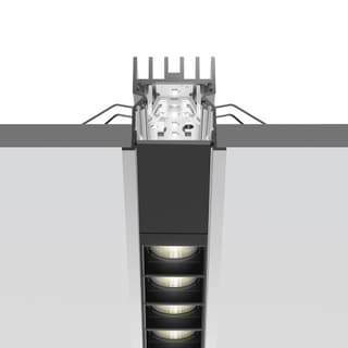 Artemide A.39 Recessed Sharping Emission - Structural Module Trim - 1184mm - 20° - 4000K - Undimmable/Dimmable DALI - 2x4 Optics - White — BH20101