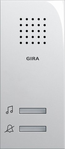 Gira Surface-mounted gong pure white glossy System 55 — 120003