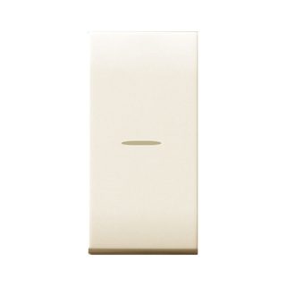 AVE AXIAL INTERMEDIATE SWITCH WITH LENS, CLASS S44, COLOUR RAL 1013, 1P 10AX LIGHTABLE – GLOSSY FINISH – 1 MOD. — 449004AS