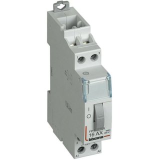 BTicino Pulse operated latching relay - In=16 A - Vn=230Vac - 1NO - 1 module — FP1A1N230
