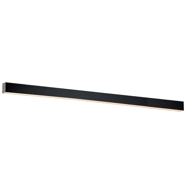 Viokef Linear Wall Lamp Direct+Indirect L2260 3000K Black Dim. Station Ultra — 3911-12226-3-B-D1