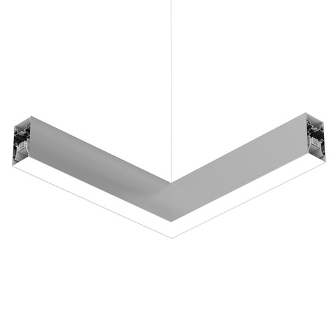Flos In-Finity 70 Suspension Up & Down Flat Corner 3000K Micro-Prismatic Diffuser Dali — manufacturer representative image