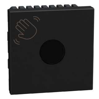 BTicino Touchless switch for Lighting - 2 modules - dark — YD4003TL