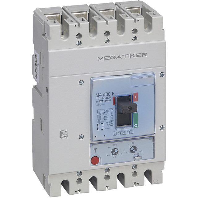 BTicino M4 630F - thermal-magnetic Mccb 4P - In=500A - Icu=36kA — T744F500