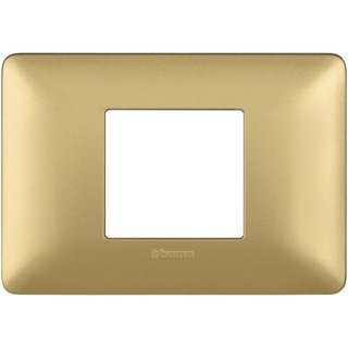 BTicino Cover plate 2 modules centred — AM4819MGL