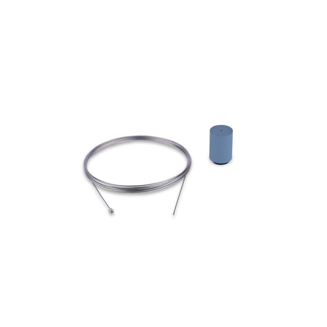 Flos Skynest Motion Light blue ceiling rose and steel cable assembly — RF6391003