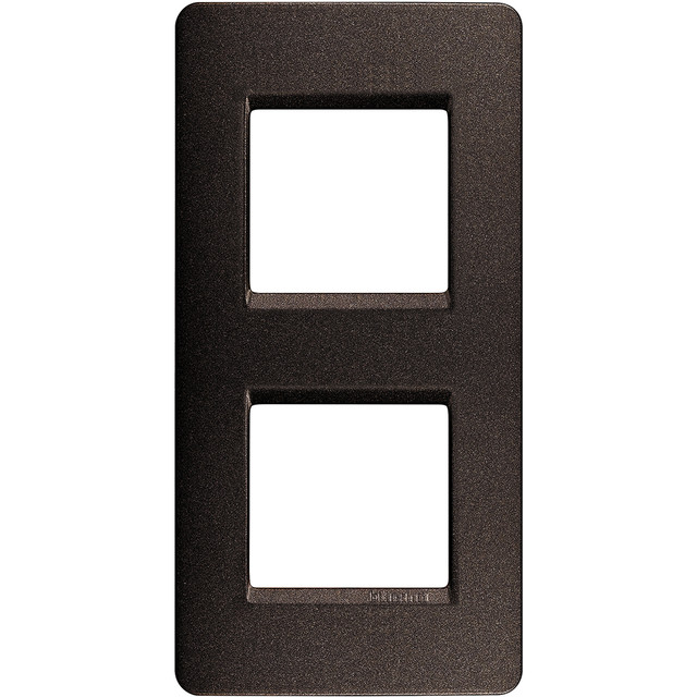 BTicino Matix - plate 2+2 vertical Brown Coffee — AM4802V/2GG