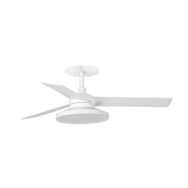Faro Barcelona RUDDER RECESSED TAK S Ceiling fan white/ash 3000K — 34295R2N — manufacturer representative image
