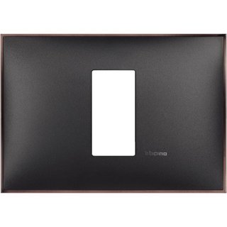 BTicino Cover plate - 1 centered module — R4803M1BH