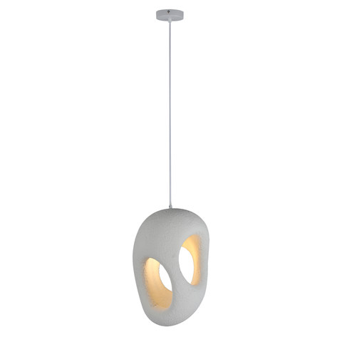 ACA Lighting PENDANT LAMP IRON+ POLYSTYRENE (PS) WHITE 1*E27 60W IP20 D270*H1500 — manufacturer representative image