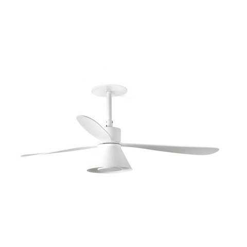 Faro Barcelona AMELIA CONE L RECESSED Ceiling fan white CCT — manufacturer representative image