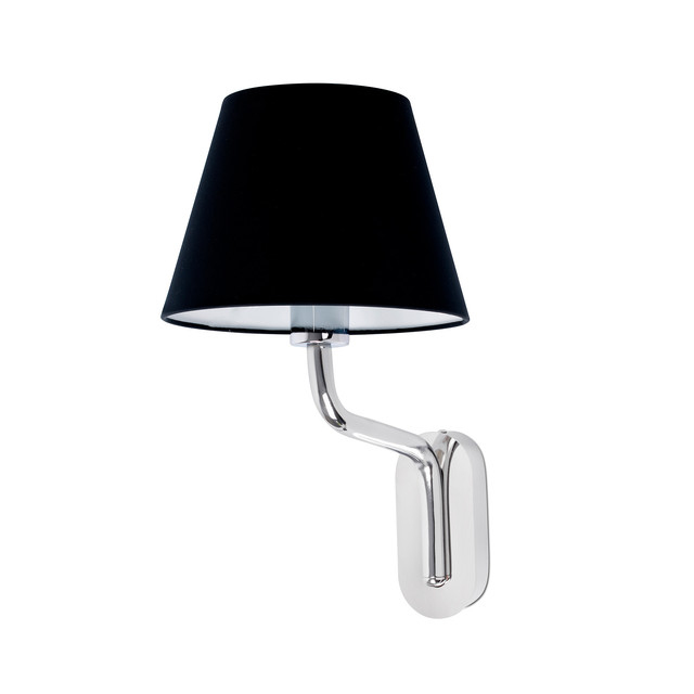 Faro Barcelona ETERNA Chrome/black wall lamp — 24005-12