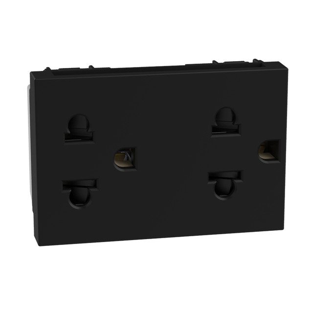 BTicino Euro/American standard duplex socket outlets 2P+E 16 A 127/250 Va.c. — JB4185