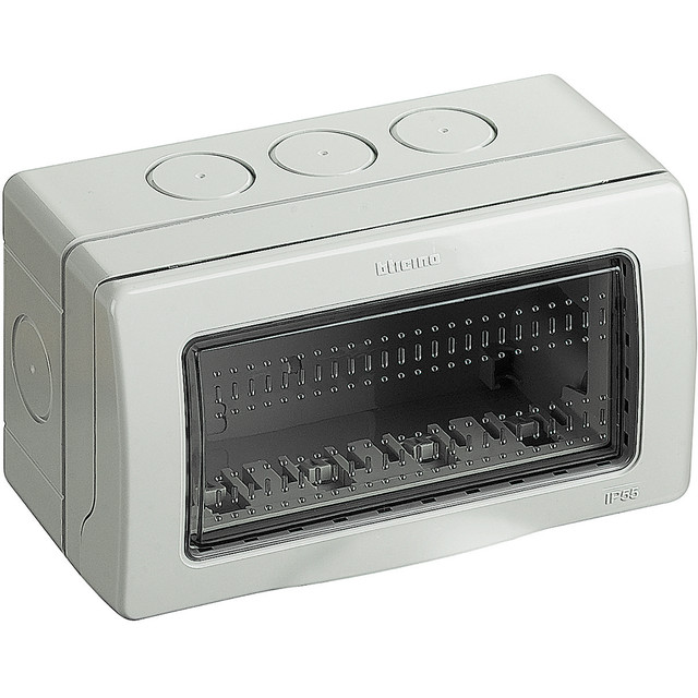 BTicino Box IP55 (base + Cover) - for 4 modules Matix — 25504