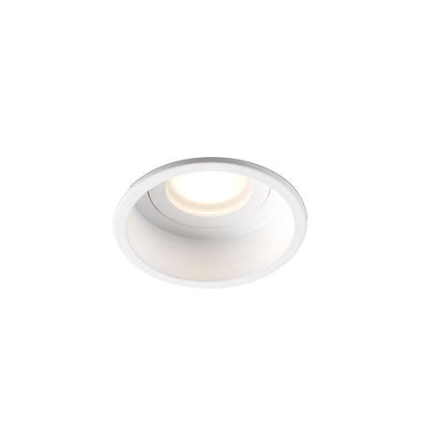 Faro Barcelona HYDE R White round recessed lamp — manufacturer representative image