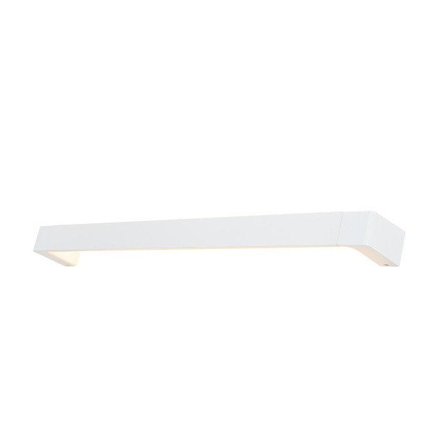 ACA Lighting NETTO WALL MOUNTED LED 18W 3000K ALUMINUM WHITE 90Χ6,4Χ10,5CM FOGA — ZD810418LEDWH