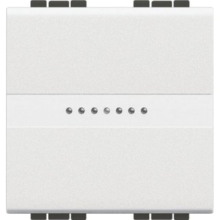 BTicino 2-way switch 1P 10 AX 250 Vac - axial — N4053M2AN