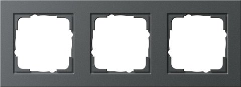 Gira E2 cover frame anthracite anthracite — 021323