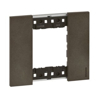 BTicino 2 modules Living Now plate — KA4802NG