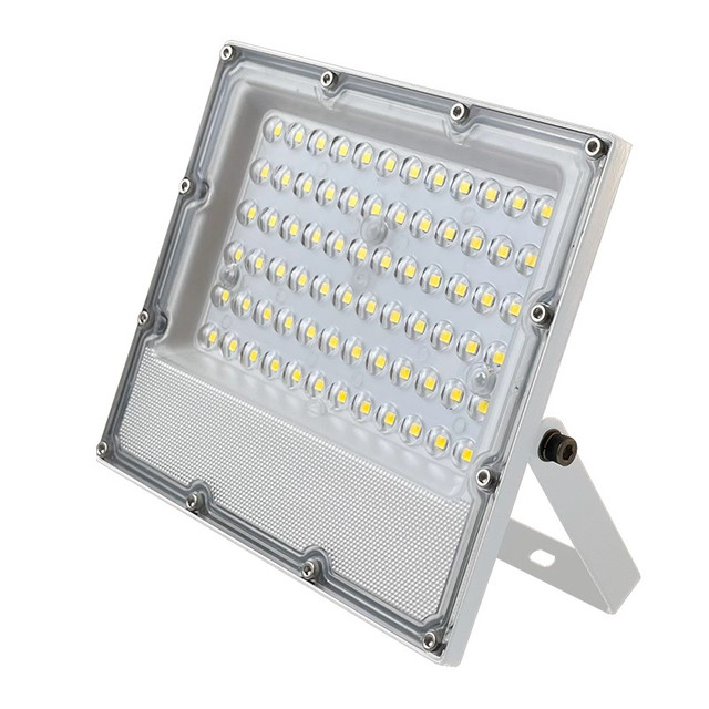ACA Lighting LED WHITE SMD FLOOD LUMINAIRE IP65 30W 6000K 3600Lm 100-277V AC RA80 IK08 5YRS BREATHING VALVE — J3060W — manufacturer representative image
