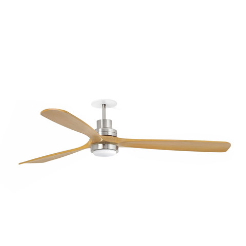 Faro Barcelona LANTAU RECESSED L Matt nickel/pine fan 3000K — manufacturer representative image