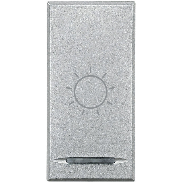 BTicino Key cover for 1 function with illuminated lens with screen printing symbol 'Light' — HC4915BA