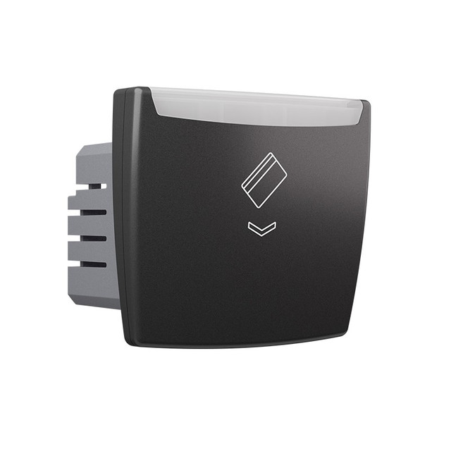ACA Lighting MODYS MECHANICAL CARD SWITCH 220V 10A IP 20 ANTHRACITE — 10101412379