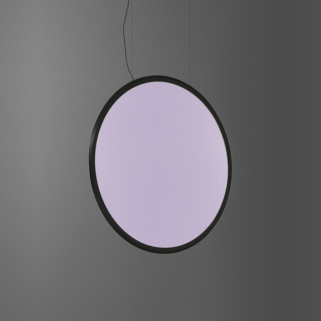 Artemide Discovery Vertical 70 White Violet Integralis - Black - App Compatible — 1992230IN1APP