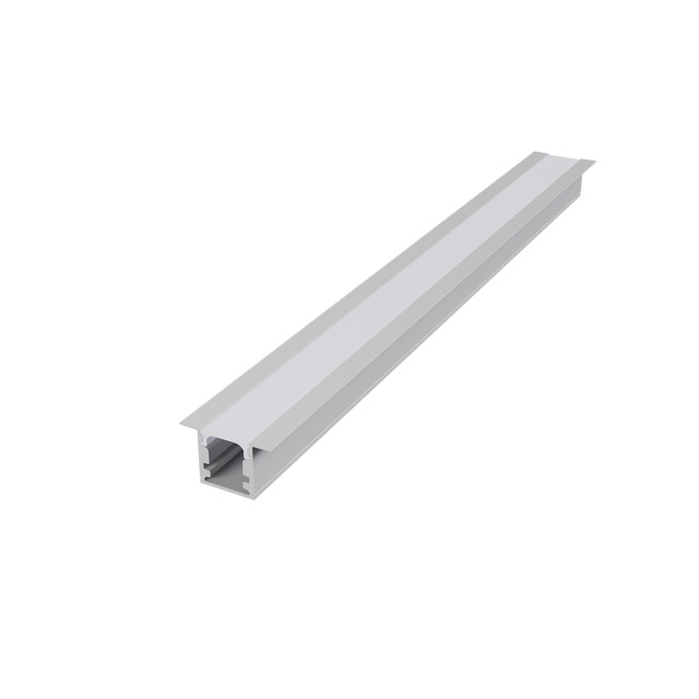 ACA Lighting LESTE RECESSED ALUMINUM PROFILE P160U WHITE WITH OPAL PC DIFFUSER 2m/pc — P160UW