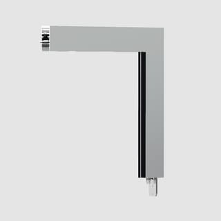 Artemide A.24 - Ceiling Magnetic Track - 90° Angle (on perpendicular planes) - Brushed Silver — AQ39315