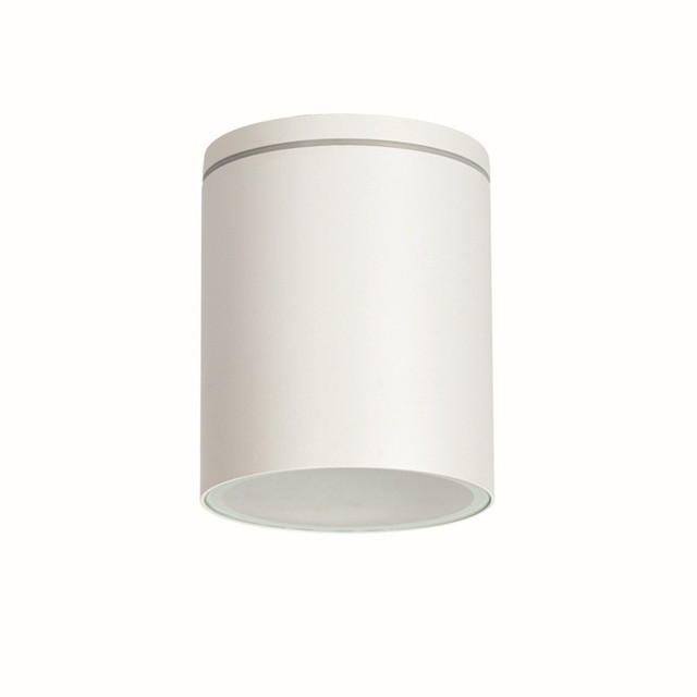 ACA Lighting GU10 ROUND CEILING LUMINAIRE 230V AC MATT WHITE IP54 GU10 MAX.35W — LG2301GU10W