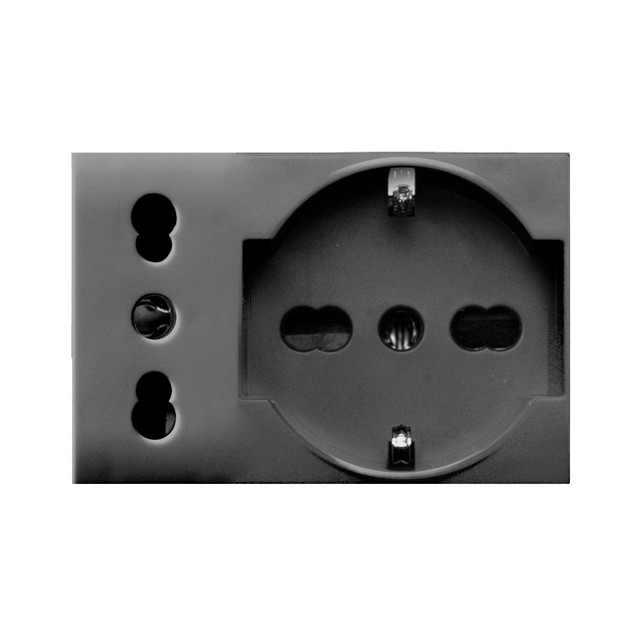AVE 2P+E 10/16A ITA STD+SCHUKO TEKLA 3M — 44509015MB