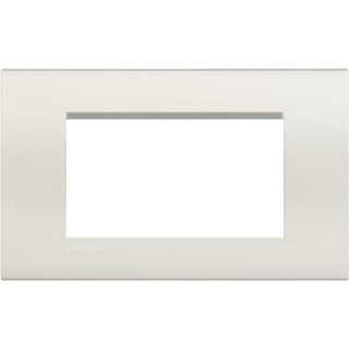 BTicino Square cover plate 4 modules - white — LNA4804BI