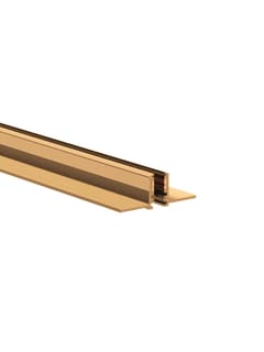 Zambelis 25223 TRIMLESS MAGNETIC TRACK 6MM, 2M ANTIQUE BRASS