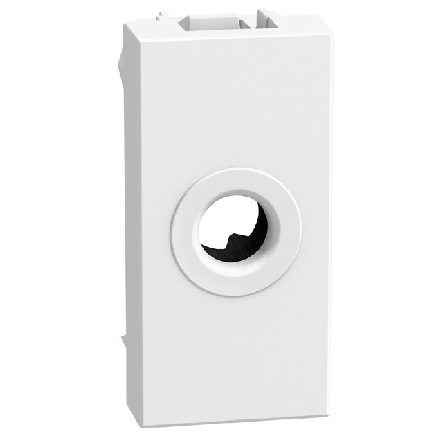 BTicino Simple output diameter 9.5 mm - 1 module - white — YW4953