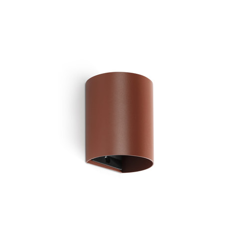 Faro Barcelona SOLE Terracotta round wall lamp — manufacturer representative image