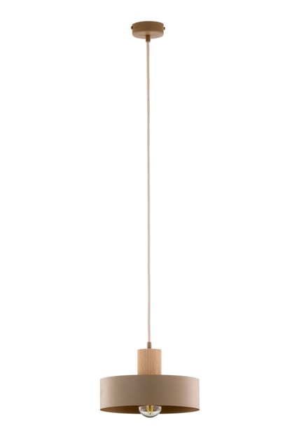 Sigma Pendant lamp RIF Wood 1 M ciepły beż/drewno naturalne 41869