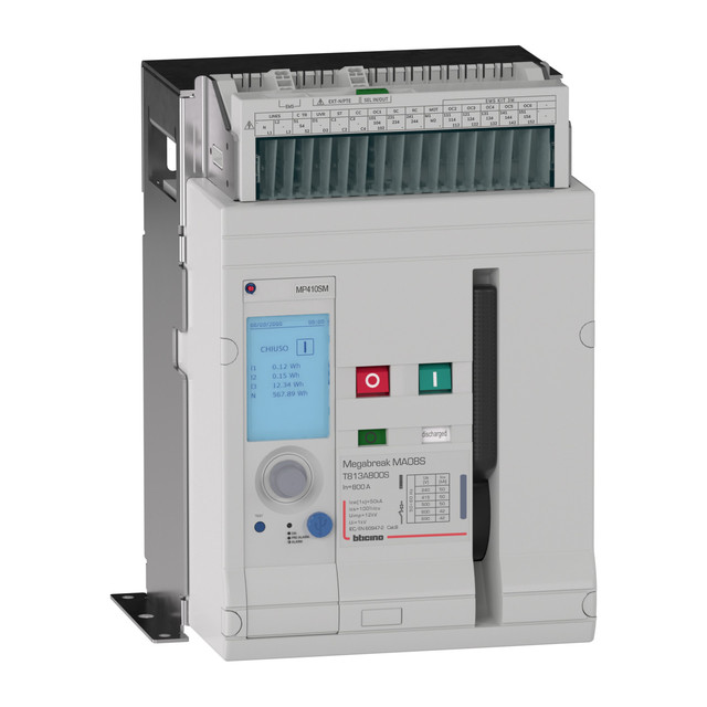 BTicino ACB MEGABREAK MA08S fixed 3P compact - 800A - 50kA — T813A800S