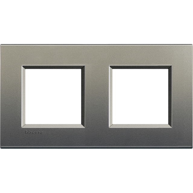 BTicino Square cover plate 2x2P 71mm avenue — LNA4802M2AE