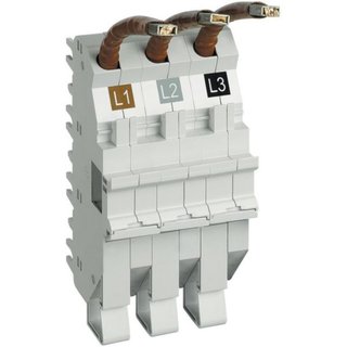 BTicino Base for top cable connection BTDIN 4P 4,5 modules - L1+L2+L3 — TC125P3C