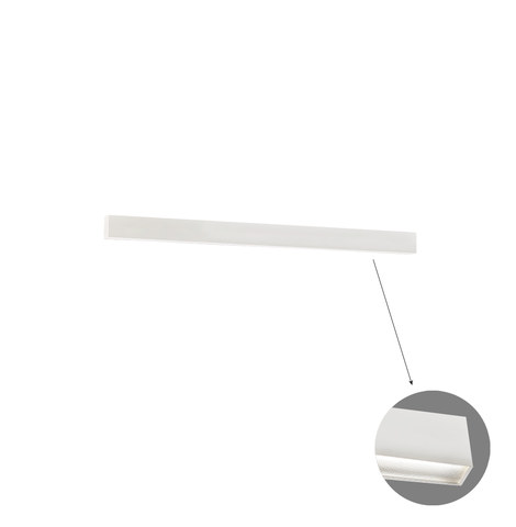 Viokef Linear Ceiling L1140 3000K White Microprismatic Dim. Ciba — manufacturer representative image