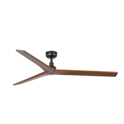 Faro Barcelona KLIM L Ceiling fan black/walnut — manufacturer representative image