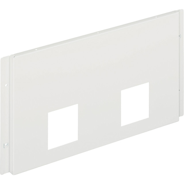 BTicino Front panel white height 30 cm for 2 devices modularity 506E — 3792N
