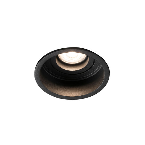 Faro Barcelona HYDE R Black adjustable round recessed lamp — manufacturer representative image
