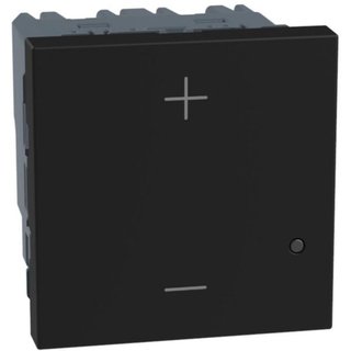 BTicino Universal pushbutton dimmer - 2 wires - 2 modules - dark — YD4419M2