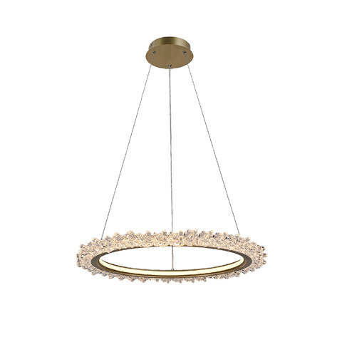 ACA Lighting CHRYSALIS -PENDANT LAMP SILVER METAL LED SMD 60W CCT 2700K-3000K-4000K 4800LM IP20 — manufacturer representative image