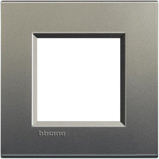 BTicino Square cover plate 2 modules - avenue — LNA4802AE