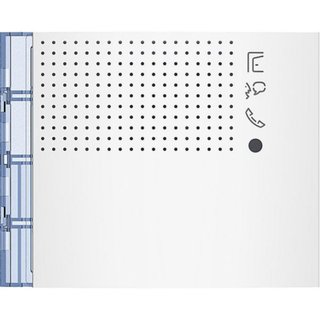 BTicino Sfera New audio speaker module Front cover - Allwhite — 351102