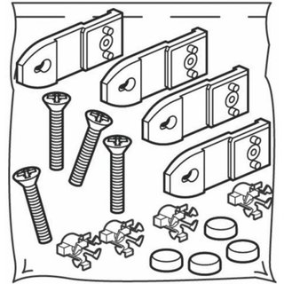BTicino Wall mounting kit for SDX-P and LDX-P distribution boards — 93000FMPL